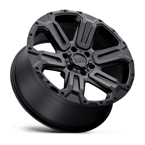 Black Rhino Hard Alloys Wanaka 17X8.5 6X135 +12MM Matte Black