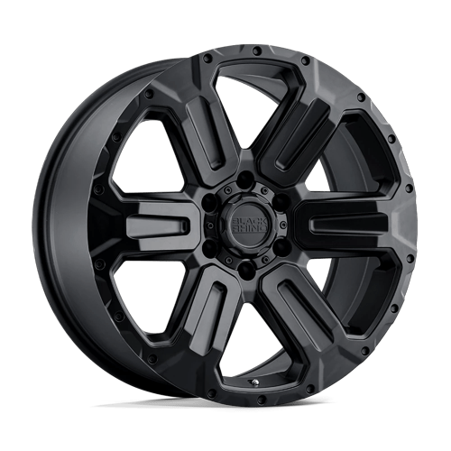 Black Rhino Hard Alloys Wanaka 17X8.5 6X120 +35MM Matte Black