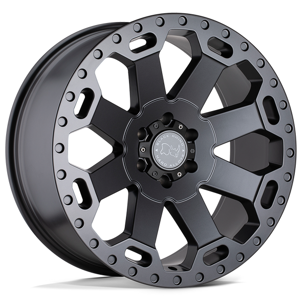 Black Rhino Warlord 18X8 5X114.3 +35MM Matte Gunmetal