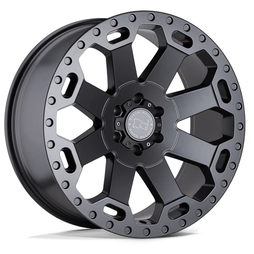 Black Rhino Hard Alloys Warlord 20X9 6X135 +12MM Matte Gunmetal