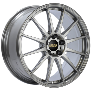 BBS FS 19x10 5x112 ET38 PFS Diamond Silver Wheel -82mm PFS/Clip Req - FS015DSK