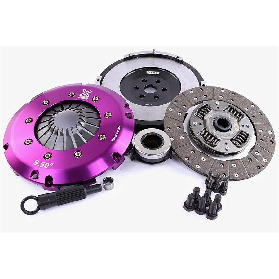 XClutch 06-07 Mazda Mazdaspeed 3 2.3L Turbo Stage 1 Sprung Organic Clutch Kit - XKMZ24530-1A