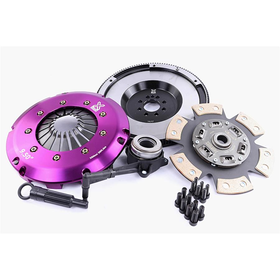 XClutch 08-09 Audi A3 Sportback 2.0L Stage 2R Extra HD Sprung Ceramic Clutch Kit - XKVW24698-1R