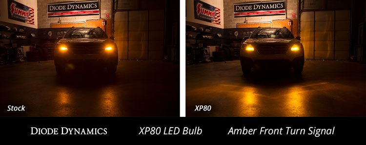 Diode Dynamics 1157 LED Bulb XP80 LED - Amber (Single) - DD0015S