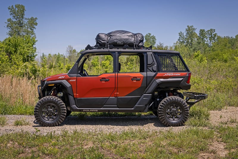 Rough Country - Roof Rack - 40" Black Single Row - Polaris XPEDITION ADV 5 - 93172 for 2024 Polaris Xpedition Adv 5 Northstar