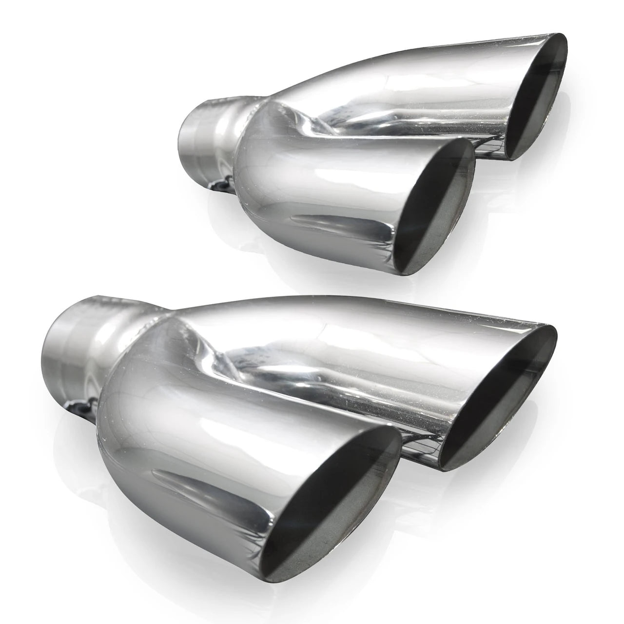Stainless Works - Y-Tip Style Polished Exhaust Tip 304 Stainless Steel - 7020200