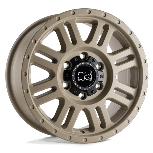 Black Rhino Hard Alloys Yellowstone 18X8 6X130 +48MM Desert Sand