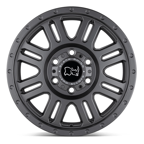 Black Rhino Hard Alloys Yellowstone 16X8 5X130 +45MM Matte Gunmetal