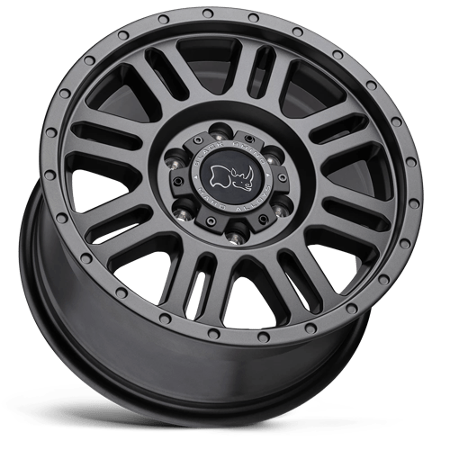 Black Rhino Hard Alloys Yellowstone 17X8 6X130 +45MM Matte Gunmetal