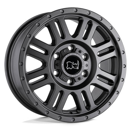 Black Rhino Hard Alloys Yellowstone 16X8 6X130 +45MM Matte Gunmetal