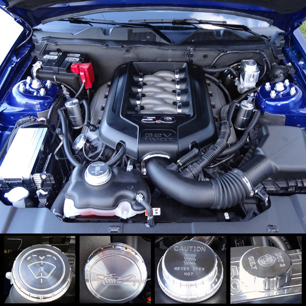 UPR - Engine Dress Up Stage 1 Kit Polished (fits 11-13 Mustang GT) UPR - 5000-26 for 2011-2013 Ford Mustang