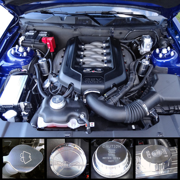 UPR - Engine Dress Up Stage 1.2 Kit Polished (fits 11-13  Mustang GT) UPR - 5000-28 for 2011-2013 Ford Mustang