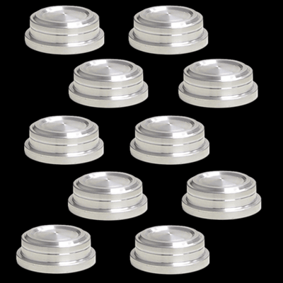 UPR - Billet Bolt Cap Covers 10mm Kit (fits 79-10 Ford Mustang) UPR - 1107-102 for 1979-2010 Ford Mustang