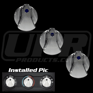 UPR - Billet Designer AC Knobs (fits 05-06 Ford Mustang) - 1003-05-28 for 2005-2006 Ford Mustang