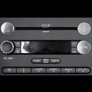 UPR - Billet Shaker Radio Button Covers (fits 05-09 Ford Mustang) - 1015-11 for 2005-2009 Ford Mustang