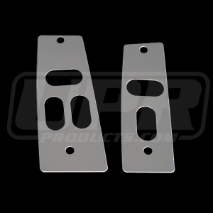 UPR - Stainless Steel Window Switch Plates (fits 87-93 Ford Mustang) UPR - 1037-87-09 for 1987-1993 Ford Mustang