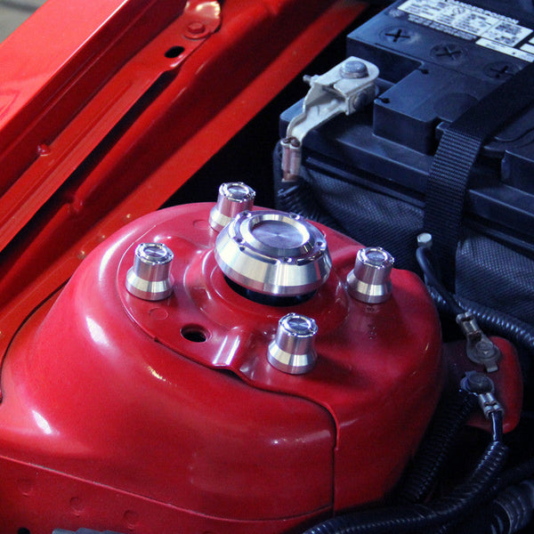 UPR - Billet Hex Strut Tower Cap Covers (fits 11-14 Mustang) UPR - 1131-13 for 2011-2014 Ford Mustang