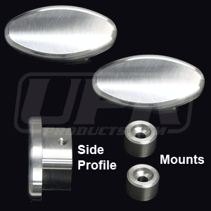 UPR - Billet Large Oval Clothes Hanger (fits 79-09 Ford Mustang) UPR - 1024-07 for 1979-2009 Ford Mustang
