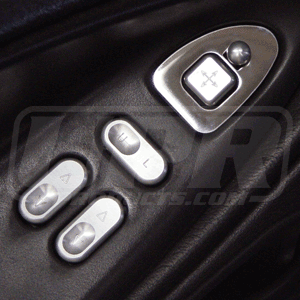 UPR - Stainless Steel Mirror Control Trim Bezel (fits 94-04 Mustang) UPR - 1040-01 for 1994-2004 Ford Mustang