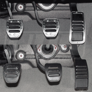 UPR - Billet Pedal Kit Stick GripR Manual (fits 05-14 Mustang) UPR - 1011-05-01 for 2005-2014 Ford Mustang