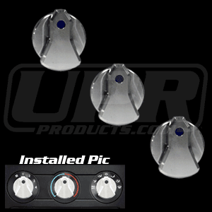UPR - Billet Designer AC Knobs UPR (fits 89-04 Ford Mustang) - 1003-89-36 for 1989-2004 Ford Mustang