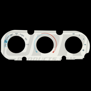 UPR - White Face AC Panel Insert (fits 87-00 Ford Mustang) - 1350-89 for 1987-2000 Ford Mustang