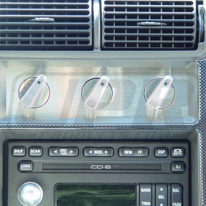 UPR - Stainless Steel AC Faceplate (fits 89-04 Ford Mustang) UPR - 1083-01 for 1989-2004 Ford Mustang