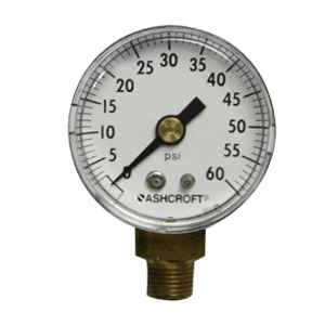 UPR - Fuel Pressure Gauge 0-60 PSI (fits 86-10 Mustang) - 15W1005 for 1986-2010 Ford Mustang