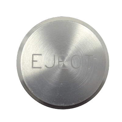 UPR - Billet Cigarette Lighter Delete Eject Logo Engraved (fits 79-04 Mustang) UPR - 1103-03 for 1979-2004 Ford Mustang