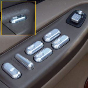 UPR - Billet Window Switch Kit (fits 99-01 Superduty F250 F350 97-01 F150 4 Door) UPR - 1038-4DR-S for 1997-2001 Ford Expedit