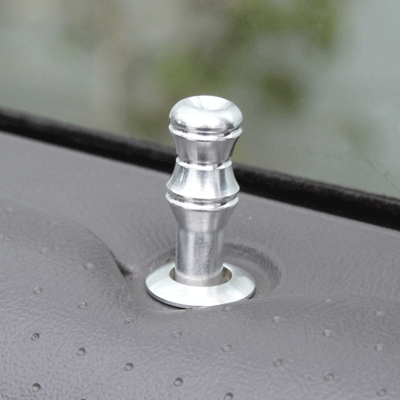 UPR - Billet Designer Door Pin & Bezel Kit (fits 79-04 Ford Mustang) UPR - 1114-105 for 1979-2004 Ford Mustang
