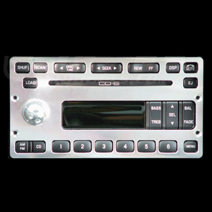 UPR - Billet 6 CD Radio Faceplate (fits 01-04 Ford Mustang) UPR - 1101-01 for 1998-2003 Ford F 150
