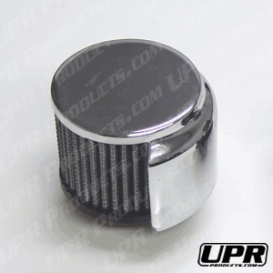 UPR - Tall Shielded Push In Breather Filter - 5012-3 for 1979-1995 Ford Mustang