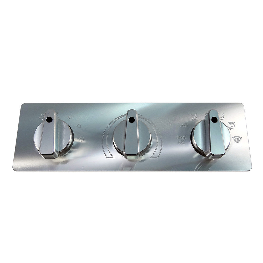 UPR - Billet AC Faceplate with AC Knobs (fits 90-04 Mustang) UPR - 1080-89-17 for 1990-2004 Ford Mustang