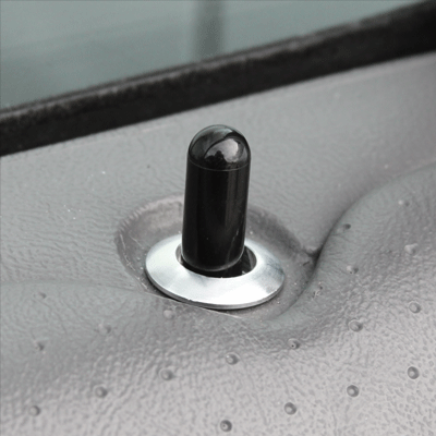 UPR - Billet Door Pin Bezels (fits 79-04 Ford Mustang) UPR - 1114-01 for 1979-2004 Ford Mustang