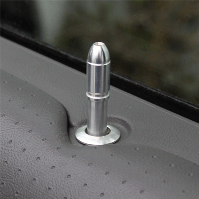 UPR - Billet Bullet Door Pin & Bezel Kit (fits 79-04 Ford Mustang) UPR - 1114-101 for 1979-2004 Ford Mustang