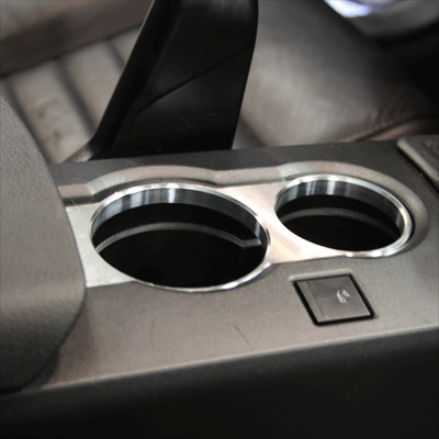 UPR - Billet Cup Holder Bezel (fits 05-09 Ford Mustang) UPR - 1108-07 for 2005-2009 Ford Mustang