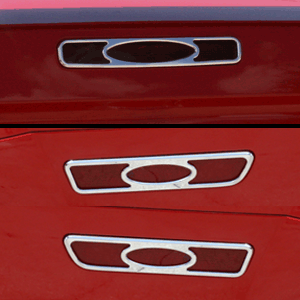 UPR - Designer Side Marker & Brake Light Bezels Polished (fits 05-09 Mustang) UPR - 3664-03 for 2005-2009 Ford Mustang