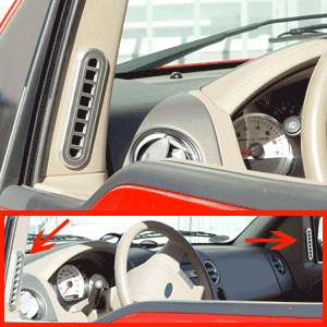 UPR - Billet Door Vent Covers (fits 04-12 F150) UPR - 1129-01 for 2004-2012 Ford F 150