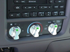UPR - Billet Regular Style AC Knob Kit (fits 97-03 F150) - 1002-97-01 for 1997-2003 Ford Expedition