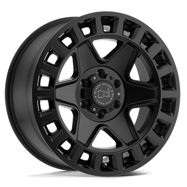 Black Rhino York 17X8 6X130 +38MM Matte Black