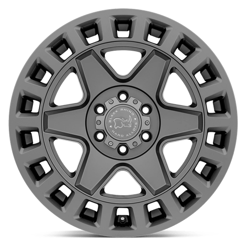 Black Rhino Hard Alloys York 17X8 6X130 +52MM Matte Gunmetal