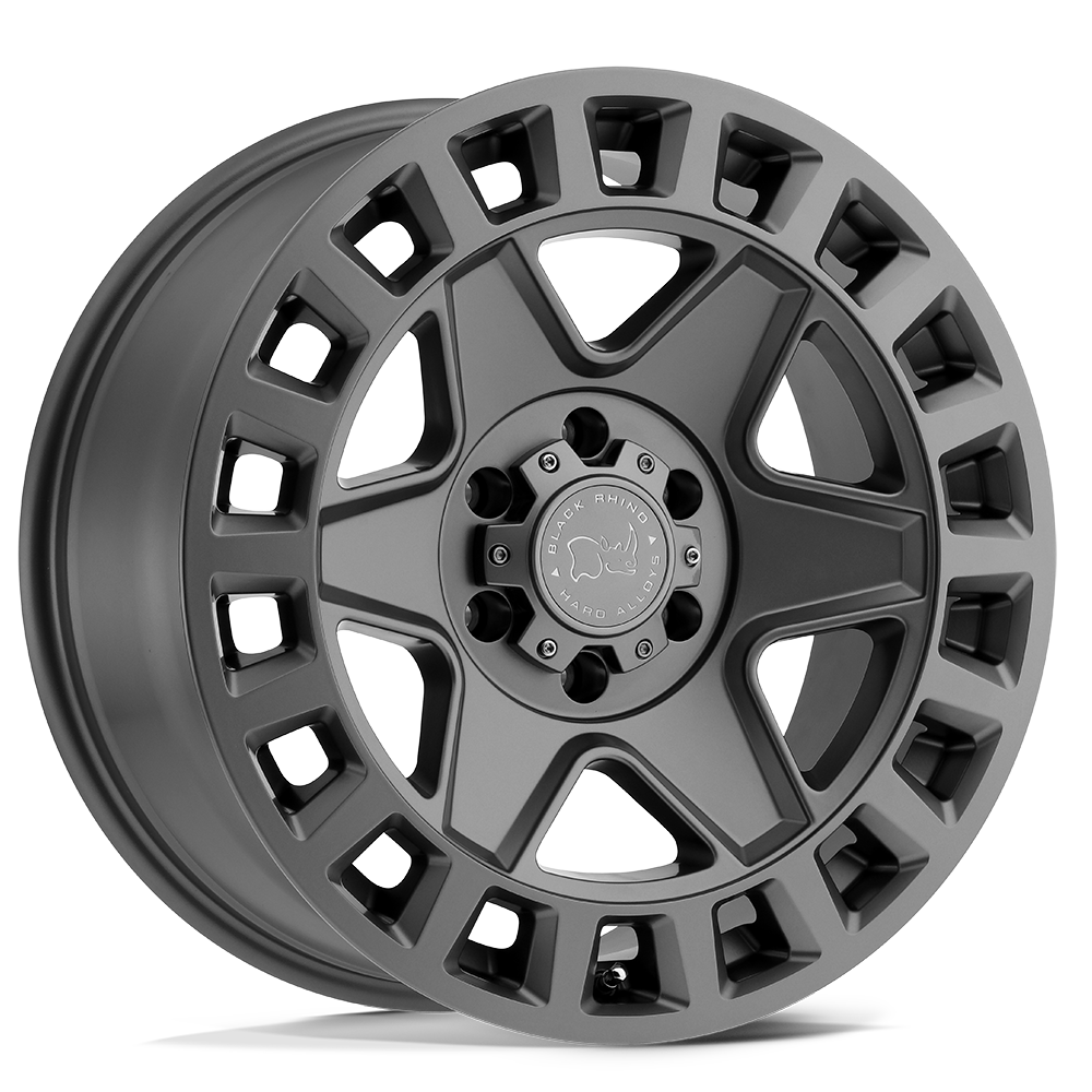 Black Rhino Hard Alloys York 17X8 6X130 +38MM Matte Gunmetal