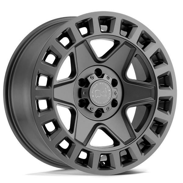 Black Rhino York 17X8 6X130 +52MM Matte Gunmetal