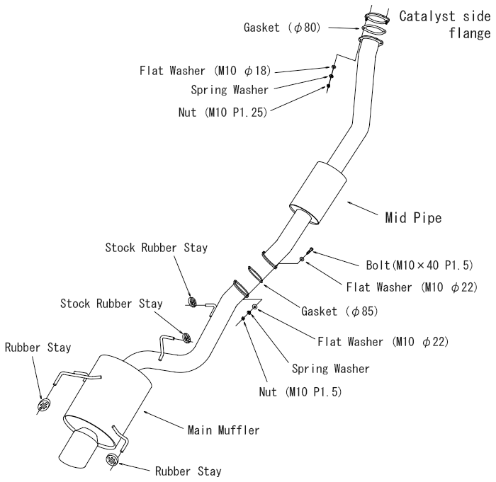 HKS 99-02 Nissan Skyline GT-R GF-BNR34 RB26DETT URBAN MATTE Edition Super Turbo Muffler - 31029-AN013