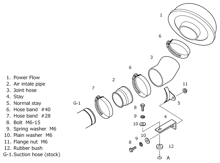 HKS Super Power Flow Classification - 70019-AD105