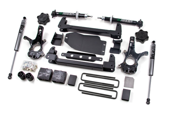 Zone Offroad 07-13 GM K1500 6.5in Suspension System - Fox - ZONC1F