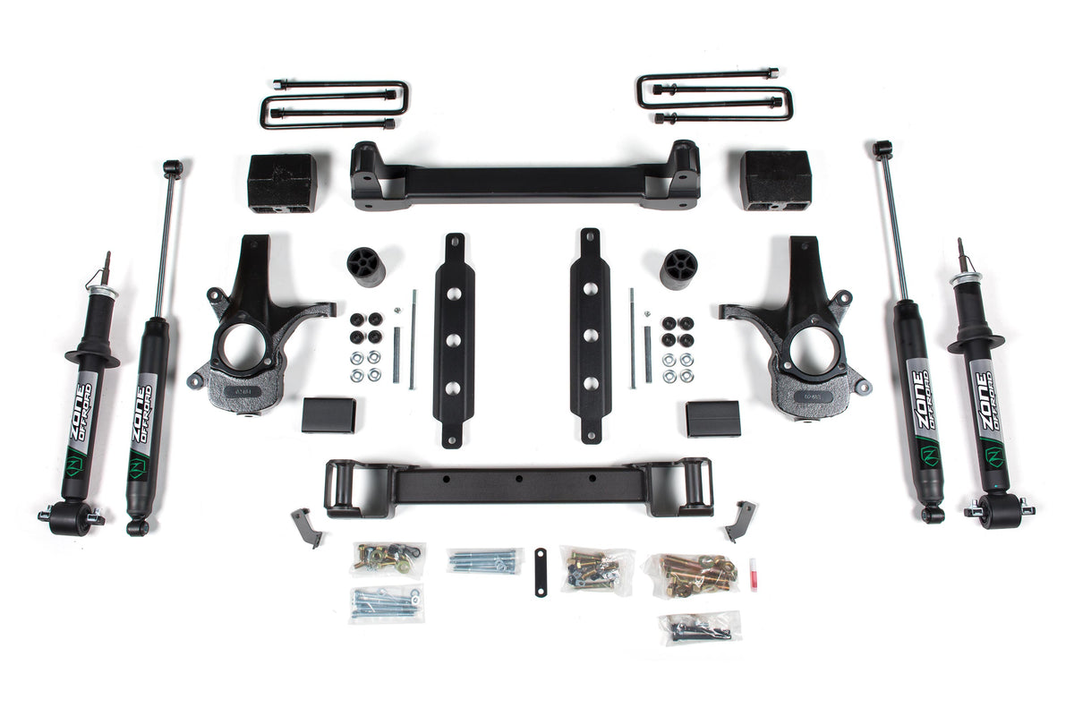 Zone Offroad 14-18 Chevy/GMC 1500 Silverado/Sierra 2WD 6.5in Strut - Cast Steel Arms - ZONC61N