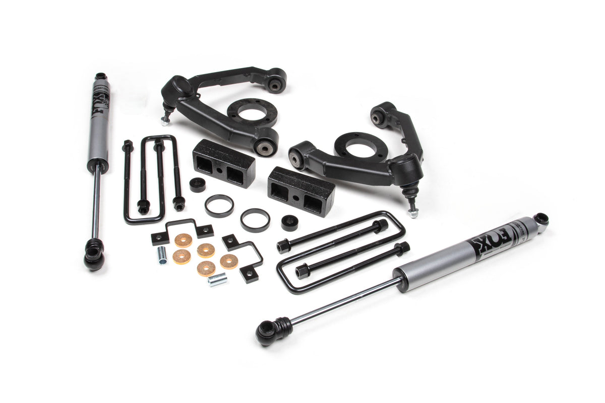 Zone Offroad 23-25 GM Colorado Trail Boss / GMC AT4 3in Adventure Series Lift Kit w/ 2.5in Rear Lift - ZONC84N