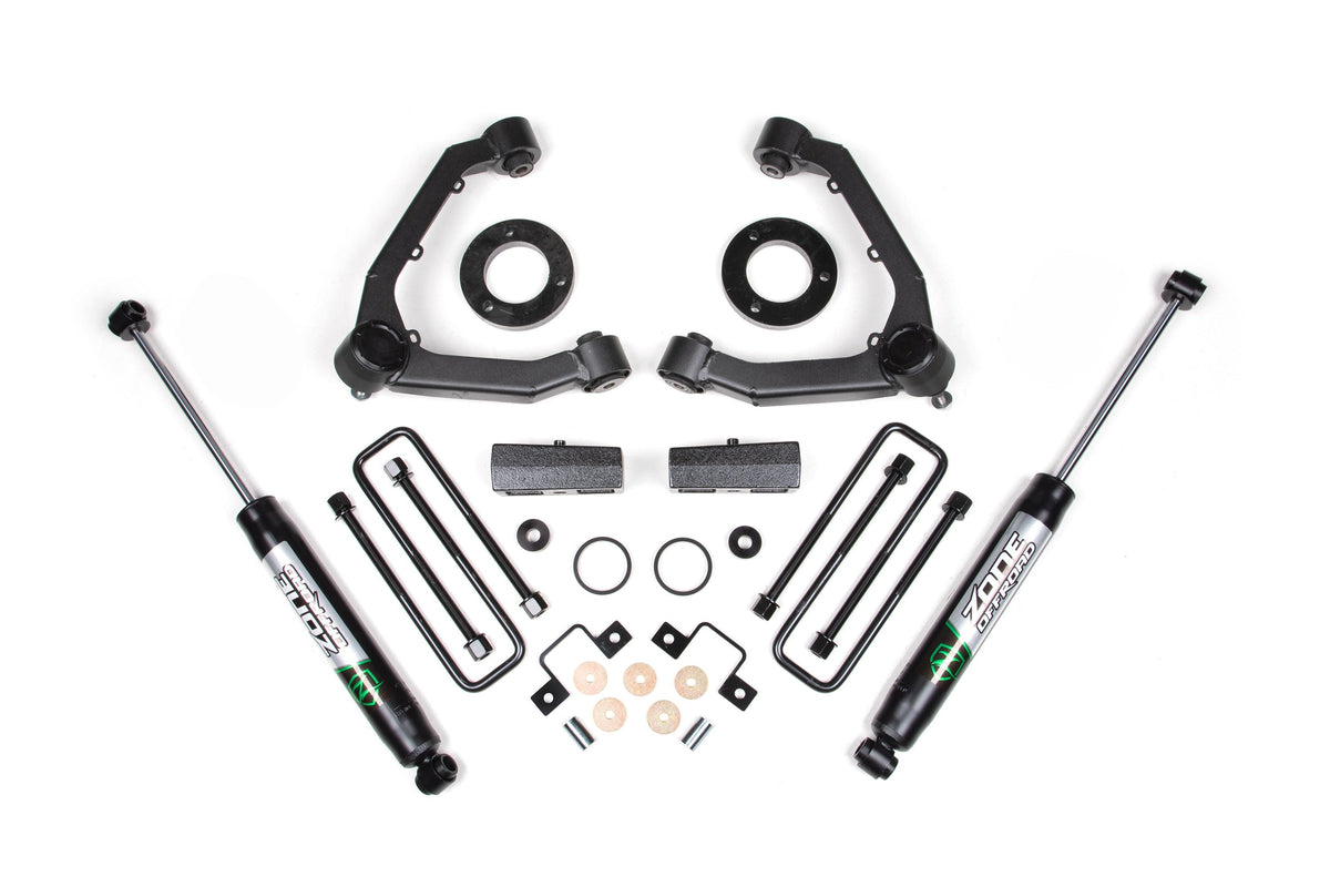 Zone Offroad 23-25 GM Colorado Trail Boss / GMC AT4 3in Adventure Series Lift Kit w/ 2.5in Rear Lift - ZONC84N